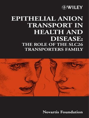 cover image of Epithelial Anion Transport in Health and Disease